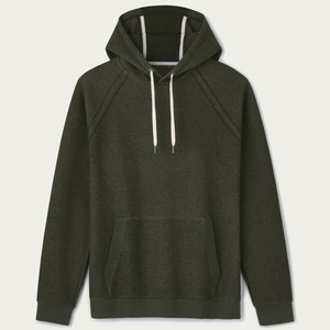 Sweats à capuche en éponge biologique pour hommes Sweat à capuche en coton et polyester pour hommes Logo personnalisé Sweatshirts à capuche durables pour hommes - Product Image 1