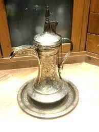 High Quality Brass Dallah <b>Arabic</b> Coffee Pot Wholesale <b>Tea</b> & Coffee <b>Set</b> - Product Image 3