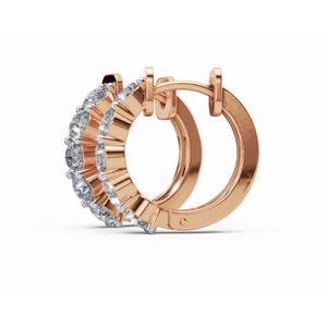 Aros Premium de Oro de 9 Quilates Lumiere Modern Radiance, Corte Redondo, Joyería Cultivada en Laboratorio, Proveedor Mayorista B2B para Exportación - Product Image 6