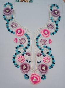 Personalized Embroidered Shirt Collars Cotton, Polyester, and Lace <b>Materials</b> for Men's and Women's Fashion - Product Image 2