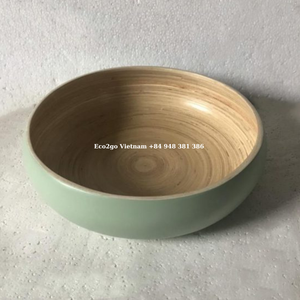 2025ลดราคาที่ดีที่สุด!!! ชามไม้ไผ่และช้อนชามไม้ไผ่สำหรับเด็กชามไม้ไผ่ผลิตในเวียดนาม - Product Image 3