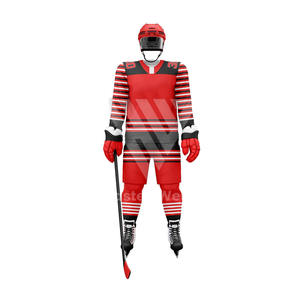 ชุดกีฬาฮ็อกกี้น้ำแข็งสำหรับผู้ใหญ่ชุดเครื่องแบบฮ็อกกี้น้ำแข็งใส่สบายพิมพ์ซับลิเมชันตามสั่ง - Product Image 4