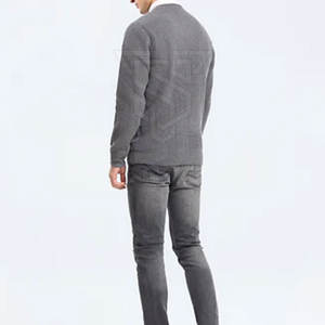 Sweat-shirt en coton 100% pour homme, logo personnalisé, séchage rapide, coupe-vent pour l'hiver, motif uni, sweat-shirts et pulls à capuche - Product Image 2