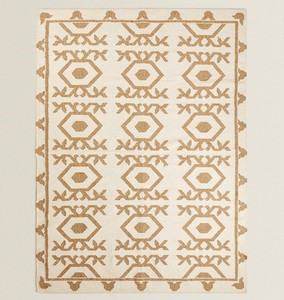 Tapis de jute multicolore de style classique de luxe brodé touffeté pour la conception de la maison pour la décoration du salon - Product Image 1