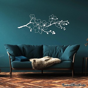 Decoración de Pared de Metal de Alta Calidad, Escultura de Hierro Hecha a Mano, Elegante Adorno de Pared para Sala de Estar, Dormitorio u Oficina - Product Image 2