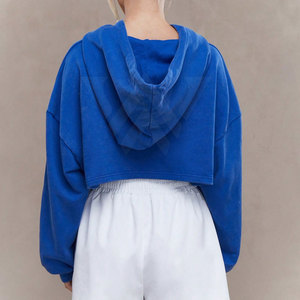 Mejor Venta de uso al aire libre Mujeres Crop Top Sudaderas con capucha Ropa de moda Durable Mujeres Crop Top Sudaderas con capucha - Product Image 2