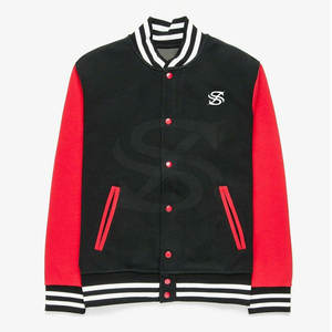 แจ็กเก็ตเลตเตอร์แมนคลาสสิกสำหรับผู้ชายที่มีสไตล์ดูสบายทนทานและอินเทรนด์สำหรับสวมใส่ในชีวิตประจำวัน - Product Image 1