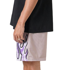 Shorts de sport en polyester de haute qualité pour hommes, shorts de basket-ball pour hommes, shorts en maille personnalisés, vente en gros - Product Image 4