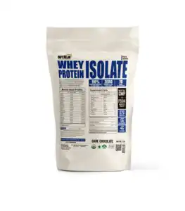Whey Protein Isolate 90% - Zero Carb & Zero Fat with Added Digestive Enzymes- 10lbs (Dark Chocolate)