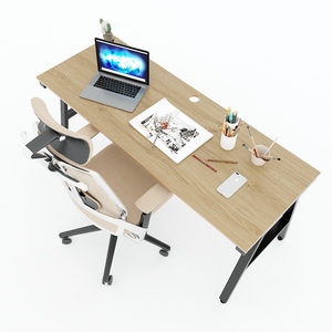 Aconcept HBAC052 160x60cm <b>Computer</b> <b>Desk</b> with Melamine Coated Plywood and Iron Legs - Product Image 3