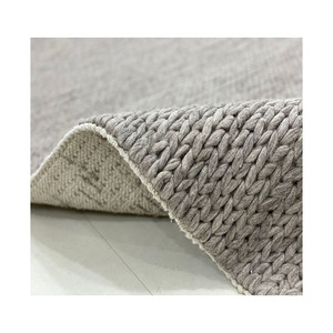 พรมสีเทาสีเบจธรรมชาติสีออกใหม่แบบโบฮีเมียนถักทอจากทั่วทุกมุมโลกสำหรับโครงการภายในโรงแรม - Product Image 2