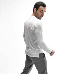 เสื้อเชิ้ตแขนยาวสีขาวล้วน Aero Weave ผ้าโพลีเอสเตอร์ผสม 220 กรัม ทรงเข้ารูป พิมพ์ลายซิลค์สกรีน - Product Image 6
