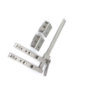 Ensemble d'instruments de rétracteur d'épandeur de côtes Finochietto Burford manuel d'expédition rapide avec 2 jeux de lames en acier inoxydable - Product Image 2