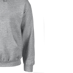 Sweat-shirt à capuche brodé personnalisé Vintage Washed Long Sweat-shirt pour homme de haute qualité 100% coton Pull-over à capuche gris pour homme - Product Image 3