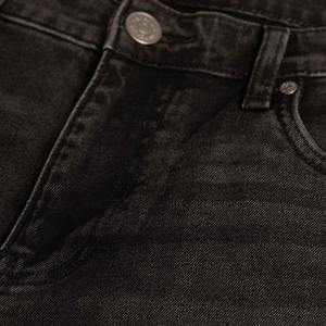 Pantalones vaqueros de mezclilla para hombre de la mejor calidad, estilo informal hecho en fábrica, lavado oscuro, patrón recto ligero, cintura media, gran oferta - Product Image 5