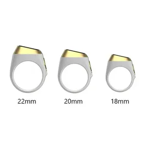 Bague connectée T1 certifiée Halal pour le Zikr, compteur de Tasbih, rappel de prière, direction de la Qibla et réveil pour le suivi des prières musulmanes - Product Image 6