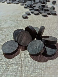 Botón de cuerno de búfalo indio genuino Botón en blanco de patrón redondo de color negro natural de alta calidad para uso en prendas de vestir - Product Image 6