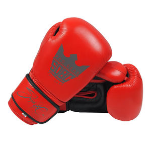 ถุงมือชกมวยถุงมือหนังสีดำแบบเต็มนิ้ว2025ออกแบบได้ตามต้องการ - Product Image 2