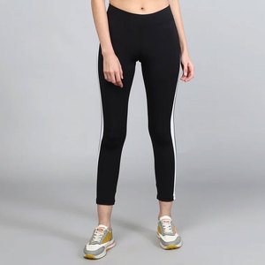 Custom Women's High Waisted Gymwear Activewear Leggings Rhinestone Technique Breathable Four-Way Stretch Fabric Eco-Friendly - Product Image 2