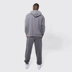 Streetwear <b>Pants</b> Set Sports Casual Summer Wears Tracksuits Fleece 3d Puff Print Hoodie Tracksuit - Product Image 6
