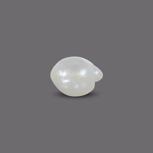 Perle de riz d'eau douce blanche de 2,53 carats pour bijoux et fabrication de bijoux - Product Image 1