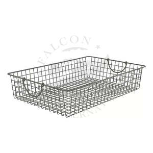 Cesta de almacenamiento decorativa de dos asas de calidad duradera multifunción ecológica de hierro negro de diseño más novedoso para el hogar y la cocina - Product Image 5