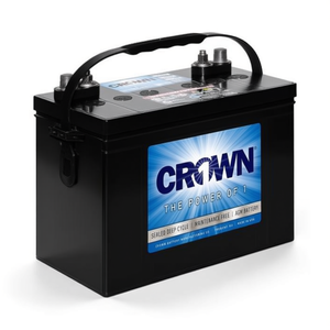 แบตเตอรี่ Crown 12V 100Ah AGM แบบ Deep Cycle ไม่ต้องบำรุงรักษา ชนิด VRLA ปิดผนึก - Product Image 2