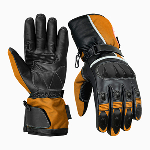 Meilleurs gants de moto en cuir avec écran tactile, protection lourde, gants de moto d'aventure imperméables, Pakistan - Product Image 1