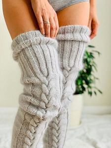 Lupin Meilleur Style Hiver Mode Chaussettes Tricotées Conception Personnalisée Prix de Gros Bon Marché OEM Chaussettes Avec Personnalisation Respirant - Product Image 2