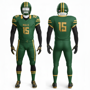 ชุดอเมริกันฟุตบอลแบบใหม่ ดีไซน์มืออาชีพ ผลิตตามสั่ง ทีมชาติอเมริกัน ผ้าสแปนเด็กซ์/โพลีเอสเตอร์ สำหรับผู้ชาย ไซส์พลัส ใส่ได้ทุกฤดู - Product Image 1