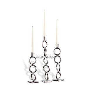 Portavelas de diseño elegante único de metal de primera calidad chapado en oro de alta calidad más exigente a un precio impresionante - Product Image 2