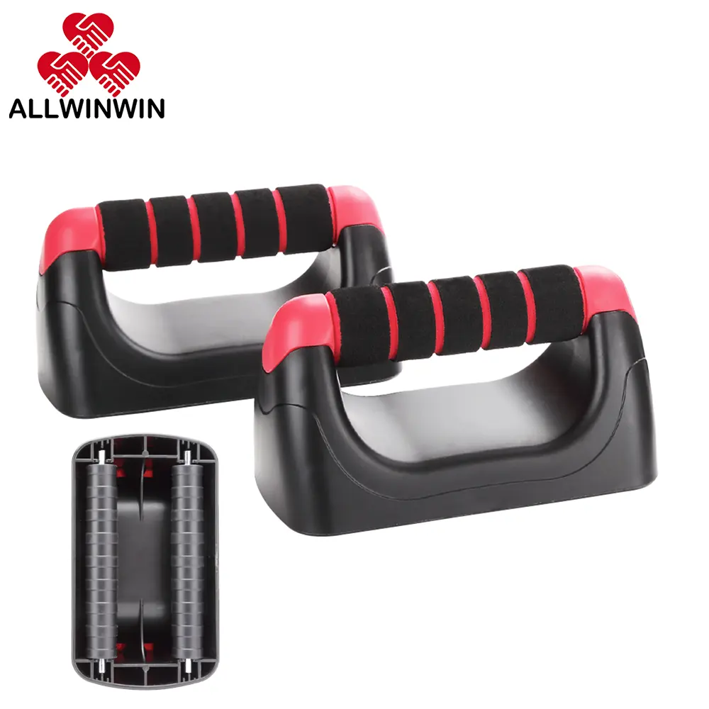 ALLWINWIN PUB03 Push Up Bar - Roller Slide Grip Handle Stand Pushup