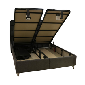 Base de Cama Tapizada Glamour con Almacenamiento y Cabecero, Sistema Hidráulico de Elevación, Venta al por Mayor, Listo para Exportación B2B, Ecológico, Personalizable para Dormitorio - Product Image 4
