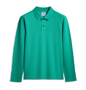 Hot <b>Sale</b> Full <b>Sleeves</b> <b>Polo</b> <b>Shirts</b> for <b>Men</b> with Turndown Collar for Casual Breathable Fabric for <b>Men</b> Made in Bangladesh - Product Image 1