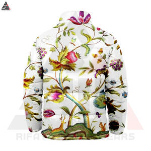 Chaqueta de burbujas de sublimación de lona con logotipo personalizado para hombre, novedad de invierno a prueba de viento - Product Image 2