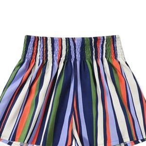 ชุดว่ายน้ำชายหาดผ้ายืดสีทึบมีเชือกผูกสำหรับผู้ชายพิมพ์ลายโลโก้แบบแห้งเร็วขนาดพิเศษ - Product Image 4