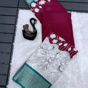 ผ้าแจ็คการ์ดพิมพ์ลายสไตล์ HD ผ้าบาติกดีไซน์เนอร์ผ้าแจ็คการ์ดหนา - Product Image 1