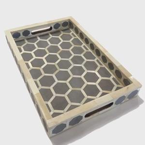 Bandeja de Incrustaciones de Hueso de Calidad de Exportación, Bandeja de Incrustaciones de Hueso de Calidad Internacional para Servir, Bandeja de Incrustaciones de Hueso de Edición Limitada - Product Image 3