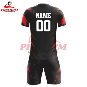 Ropa deportiva de poliéster 100% de alta calidad, uniforme de voleibol de tamaño personalizado para jugar torneos de partidos - Product Image 2
