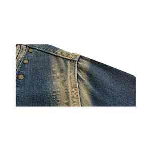 เสื้อเชิ้ตเดนิมทรงวินเทจเท่ๆ ลายสก็อต แขนยาว สไตล์ลำลองแฟชั่นสตรีท  รักษ์โลก  สำหรับผู้ชาย  ดีไซน์เฉพาะตัว - Product Image 6