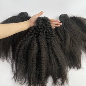 วิกผมเรมี่สำหรับต่อผม100% วิกผมตรงแบบม้วนและด้านหน้ายังไม่ได้แปรรูปและไม่เสียหายสำหรับผู้หญิง - Product Image 1