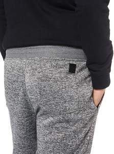 กางเกงวอร์มขายาวเอวสูงผ้าฟลีซสำหรับผู้ชาย สวมใส่สบาย สไตล์ลำลอง พร้อมโลโก้แบบกำหนดเอง - Product Image 3