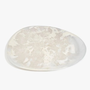 Plateau en résine de grande taille, aspect très luxueux, 2026, plateau de service pour restaurant, hôtel, maison, assiettes en terre pour les fêtes - Product Image 6