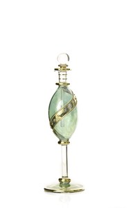 Egipcio soplado a mano para botella de perfume 100mL | Oro líquido de Arte de cristal de lujo | Imitación antigua modelo 97 GB | Exportación OEM - Product Image 2