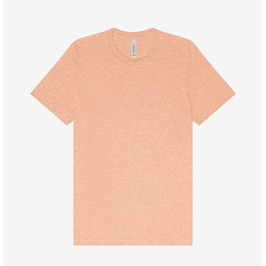 เบลล่า + แคนวาส-สำหรับทุกเพศเสื้อยืดสีส้มเฮเทอร์ระบายอากาศได้ดีเหมาะสำหรับปรับแต่งโลโก้ของคุณเองเสื้อยืดสำหรับผู้ชาย - Product Image 4