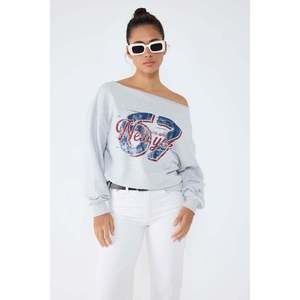 Sudadera Gris Estampada NY - Product Image 3