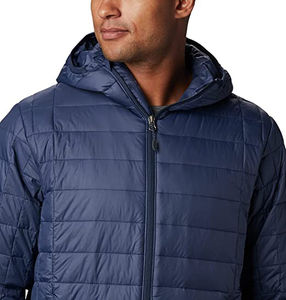 Vente en gros Veste matelassée d'hiver de haute qualité pour hommes Col montant Manteau matelassé en toile Style tendance grande taille - Product Image 3