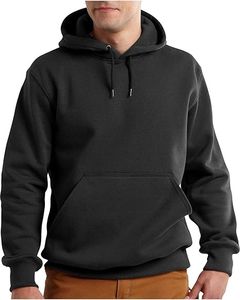 Sudaderas con capucha de peso pesado en blanco negro para hombre Logotipo personalizado 50% Algodón 50% poliéster Importado Pull On cierre Ropa Stocks Lavado a máquina - Product Image 6