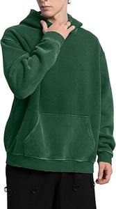Sweats à capuche personnalisés pour hommes Coton lourd Qualité de luxe Impression bouffante Streetwear surdimensionné Pullover Hoodies - Product Image 2