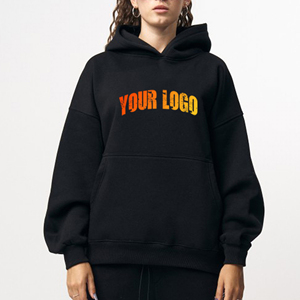 เสื้อฮู้ดผู้หญิงไซส์ใหญ่ แฟชั่นใหม่ รับสกรีนโลโก้ ผ้าฝ้าย 100% ผ้าฟลีซหนานุ่ม - Product Image 4